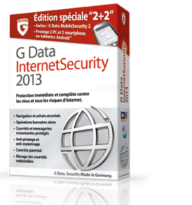 G Data InternetSecurity 2013 Edition spéciale 2+2